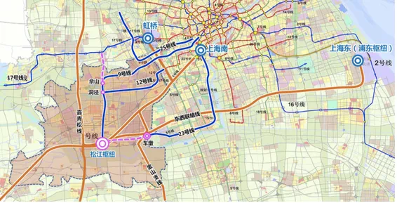 松江枢纽 上海西南的轨道交通新引擎，打造江浙沪皖高铁“黄金走廊”